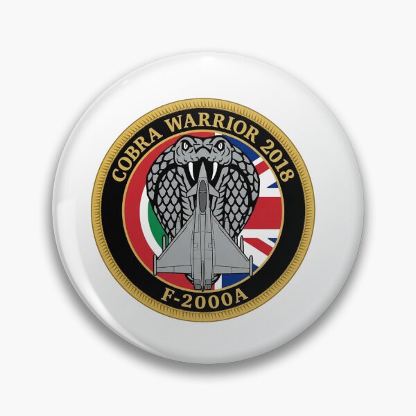 Item preview, Cobra Warrior 2018 Military Aviation Patch Design designed and sold by CharlieDesings.