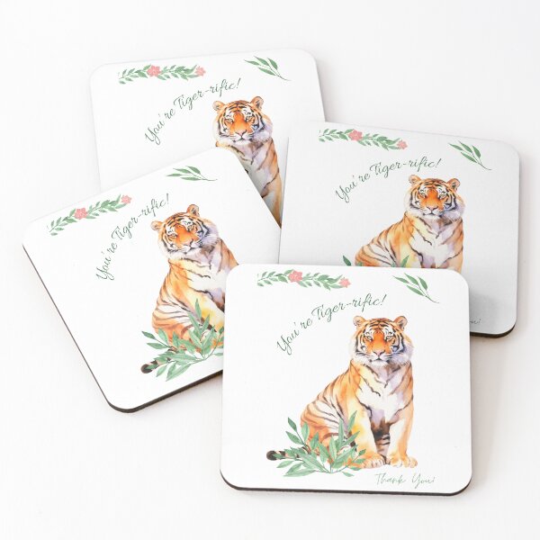 Item preview, You're Tiger-rific Thank You designed and sold by MYCatStuff.