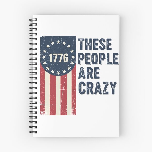 Item preview, 1776 These People Are Crazy Retro usa Flag 2026 designed and sold by VividDripCo.