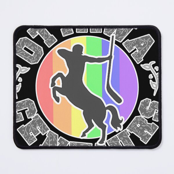 Item preview, Ottawa Centaurs Heated Rivalry Inspired Rainbow Logo designed and sold by KimberlyAda1.