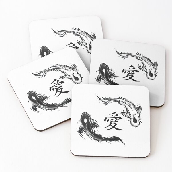 Item preview, Zen Koi Fish Japanese Ink Art designed and sold by QuietHorizo43.