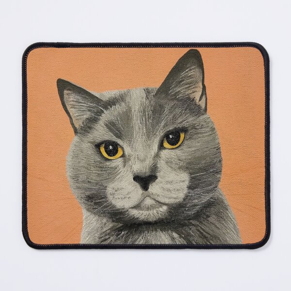 Item preview, Thelma the Gray Cat designed and sold by Baileypaints.