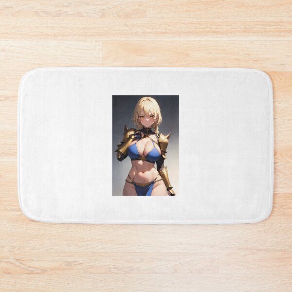 Item preview, Golden Knight Shiramatsu Ichiruri – Athletic Blonde Anime Warrior Art designed and sold by iloveanimechibi.