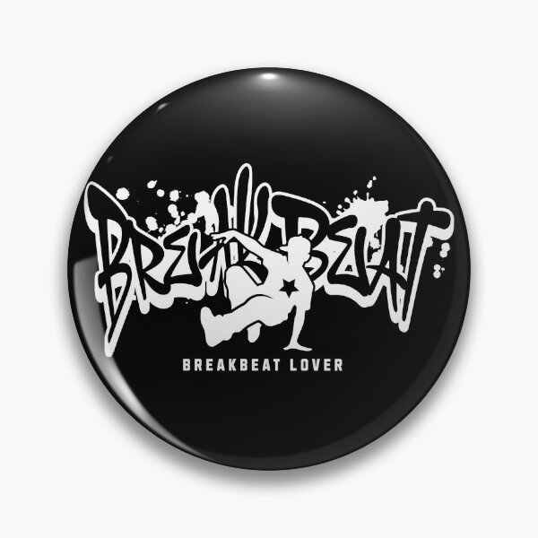 Item preview, BREAKBEAT - Breakdance Logo (White)  designed and sold by Discothreadz.