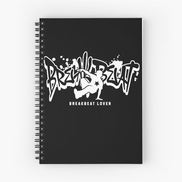 Item preview, BREAKBEAT - Breakdance Logo (White)  designed and sold by Discothreadz.