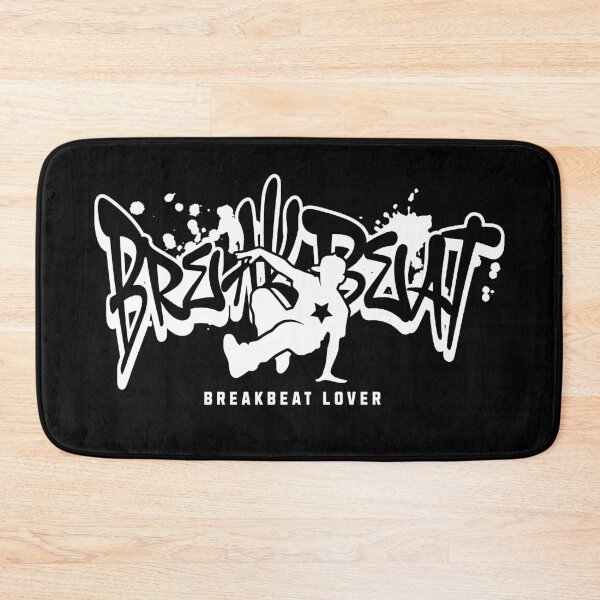 Item preview, BREAKBEAT - Breakdance Logo (White)  designed and sold by Discothreadz.