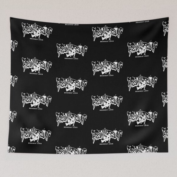 Item preview, BREAKBEAT - Breakdance Logo (White)  designed and sold by Discothreadz.
