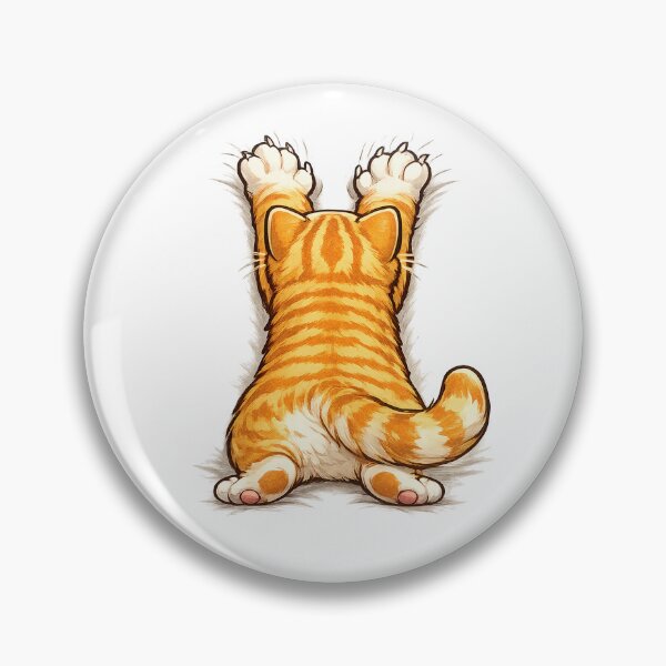 Item preview, Making Buscuits Kneading Cat (Orange) designed and sold by BoostingBliss.