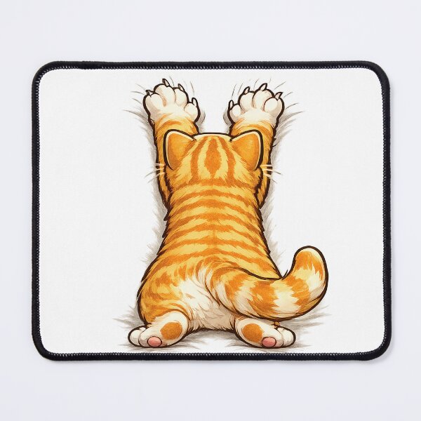 Item preview, Making Buscuits Kneading Cat (Orange) designed and sold by BoostingBliss.