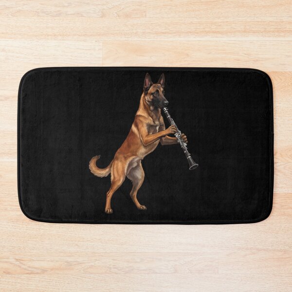 Item preview, Belgian Malinois Playing Clarinet Player Clarinetist Dog Lover designed and sold by TerryConnells.