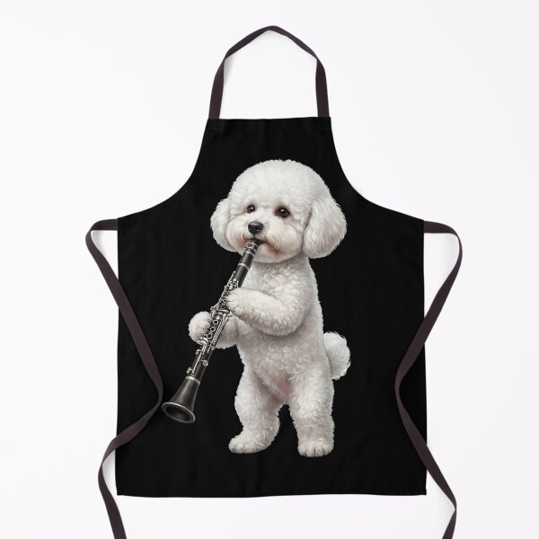 Item preview, Bichon Frise Playing Clarinet Player Clarinetist Dog Lover designed and sold by TerryConnells.