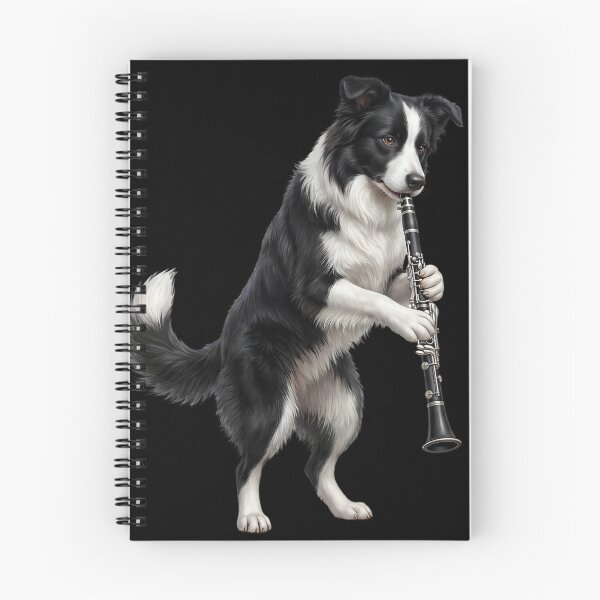 Item preview, Border Collie Playing Clarinet Player Clarinetist Dog Lover designed and sold by TerryConnells.