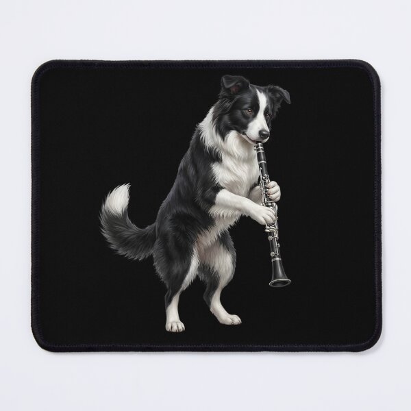 Item preview, Border Collie Playing Clarinet Player Clarinetist Dog Lover designed and sold by TerryConnells.