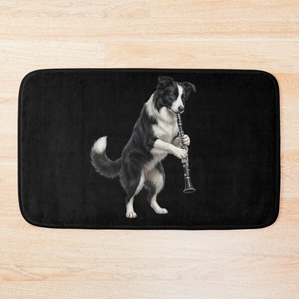 Item preview, Border Collie Playing Clarinet Player Clarinetist Dog Lover designed and sold by TerryConnells.
