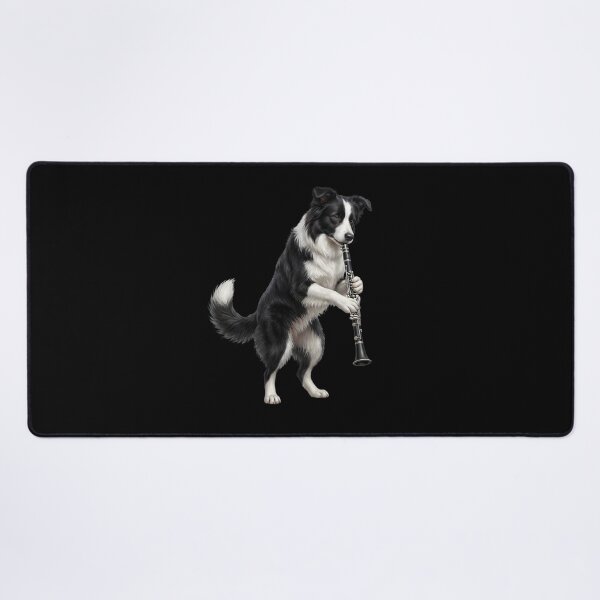 Item preview, Border Collie Playing Clarinet Player Clarinetist Dog Lover designed and sold by TerryConnells.