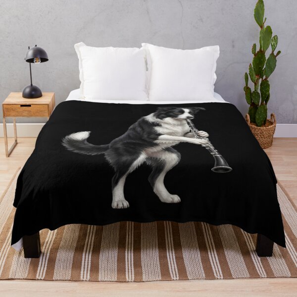 Item preview, Border Collie Playing Clarinet Player Clarinetist Dog Lover designed and sold by TerryConnells.