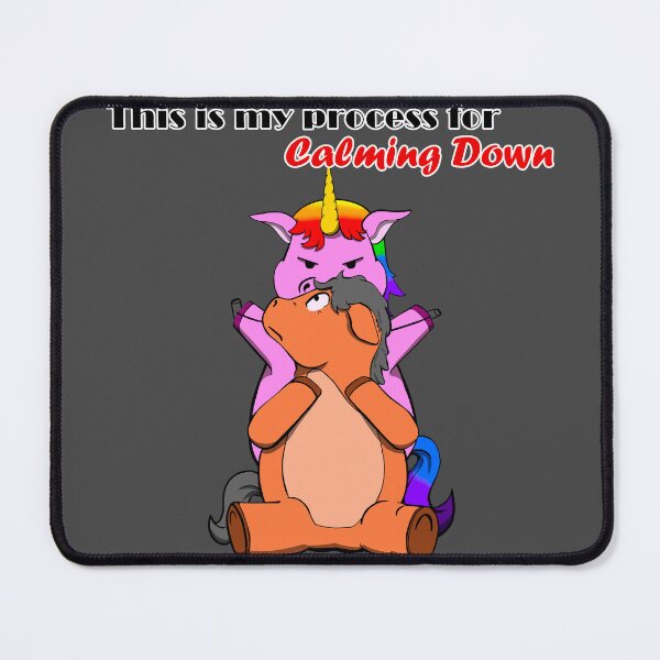 Item preview, Calming Down - Threatening Unicorn designed and sold by Batmantis275.
