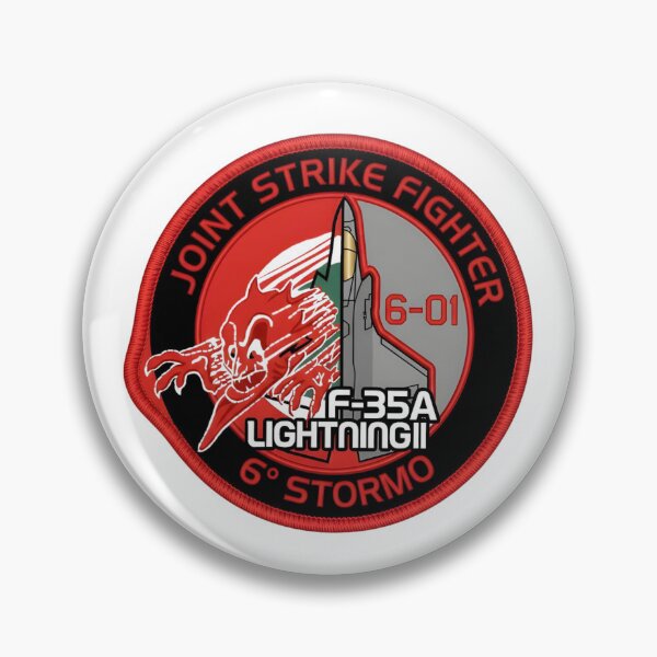 Item preview, Italian Air Force 6° Stormo F-35A Lightning II Commemorative Patch designed and sold by CharlieDesings.