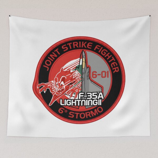 Item preview, Italian Air Force 6° Stormo F-35A Lightning II Commemorative Patch designed and sold by CharlieDesings.