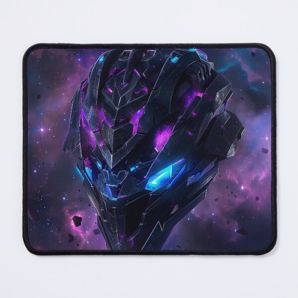 Item preview, Futuristic Helmet - Cosmic Artwork designed and sold by QuantumDrift.