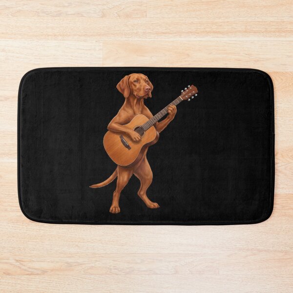 Item preview, Vizsla Playing Acoustic Guitar Player Guitarist Dog Lover designed and sold by DoodleTortle.