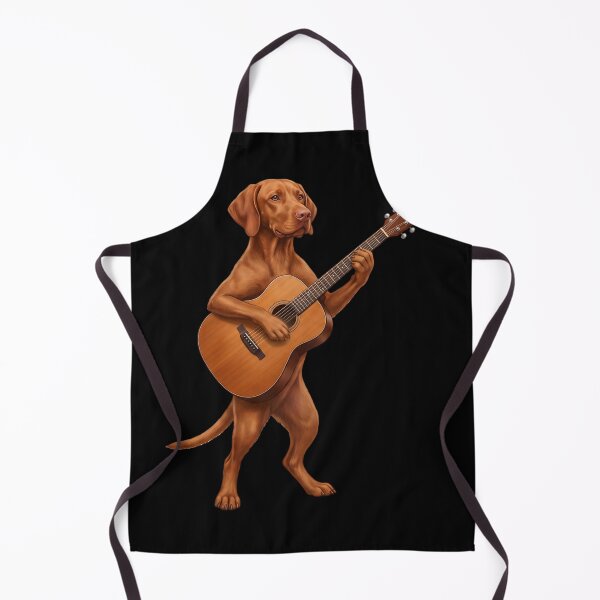Item preview, Vizsla Playing Acoustic Guitar Player Guitarist Dog Lover designed and sold by DoodleTortle.