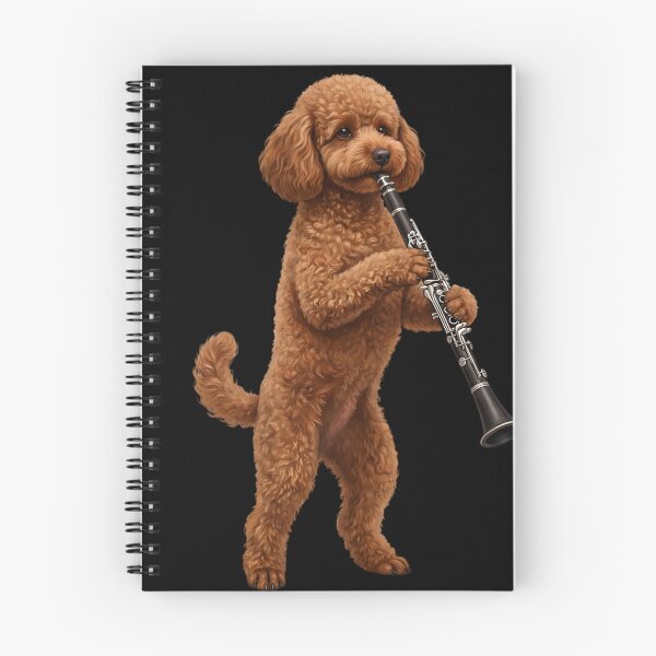 Item preview, Brown Poodle Playing Clarinet Player Clarinetist Dog Lover designed and sold by TerryConnells.
