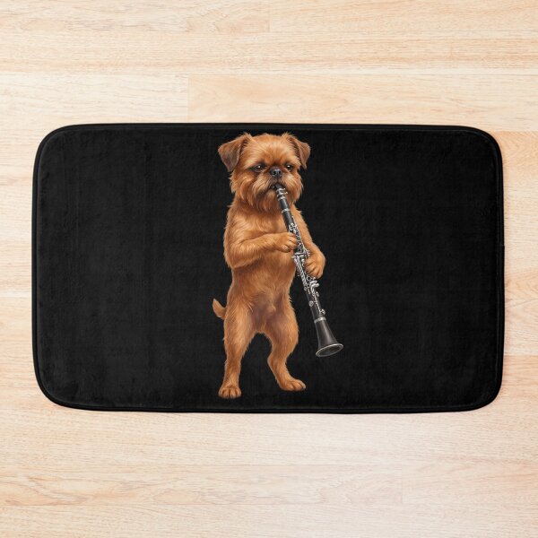 Item preview, Brussels Griffon Playing Clarinet Player Clarinetist Dog Lover designed and sold by TerryConnells.