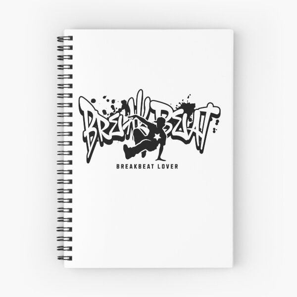 Item preview, BREAKBEAT  - Breakdance Logo (Black) designed and sold by Discothreadz.