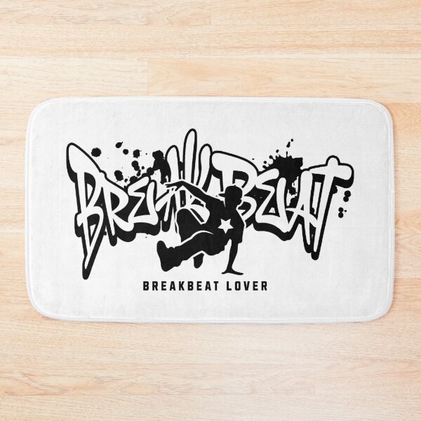 Item preview, BREAKBEAT  - Breakdance Logo (Black) designed and sold by Discothreadz.