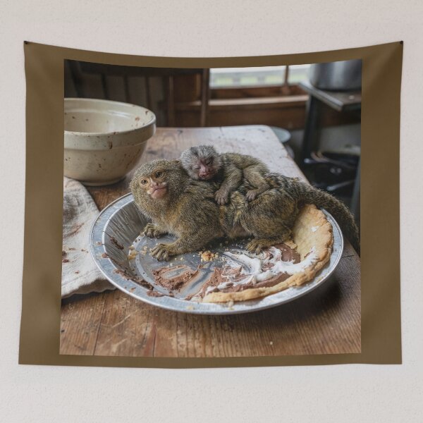 Item preview, Pygmy Marmosets Nab Some Pie designed and sold by Tridentulus.