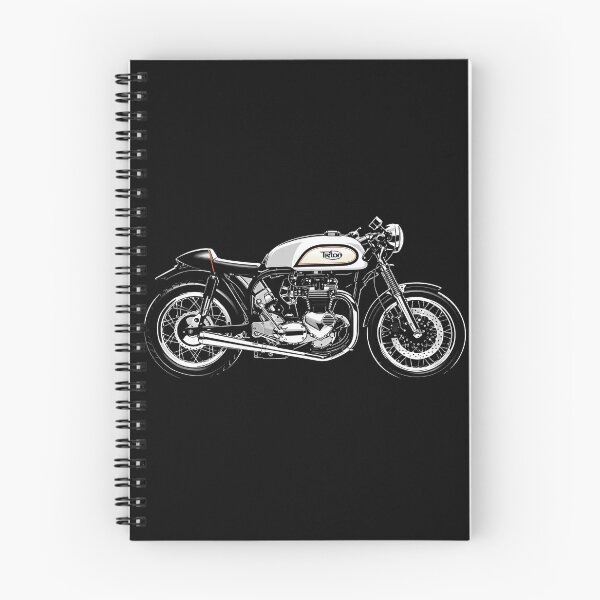 Item preview, Triton Café Racer – Classic British Custom Motorcycle Art designed and sold by Stinky Lincy's Apparel Company.