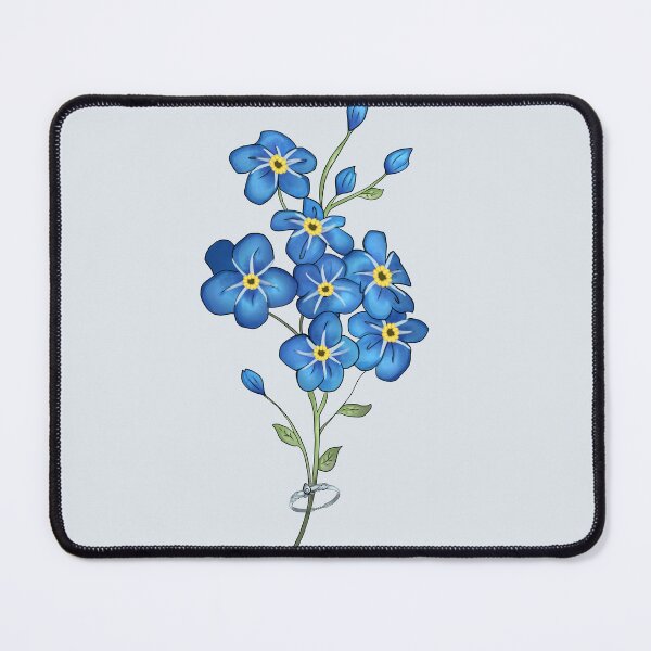 Item preview, Doodle Blue Flower designed and sold by ValdoArt.