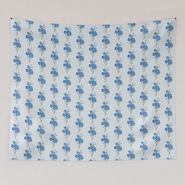 Item preview, Doodle Blue Flower designed and sold by ValdoArt.