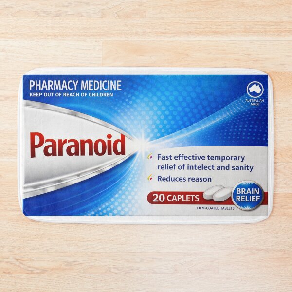 Item preview, Paranoid Panadol designed and sold by MediocreTee's.