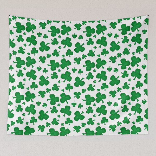 Item preview, Shamrock/Clover Pattern designed and sold by Green Crayon Art.