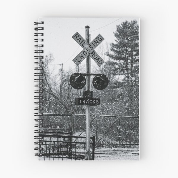 Item preview, Railroad Crossing In The Snow designed and sold by DeloreStudio.
