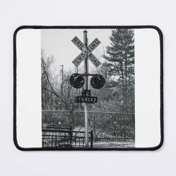 Item preview, Railroad Crossing In The Snow designed and sold by DeloreStudio.
