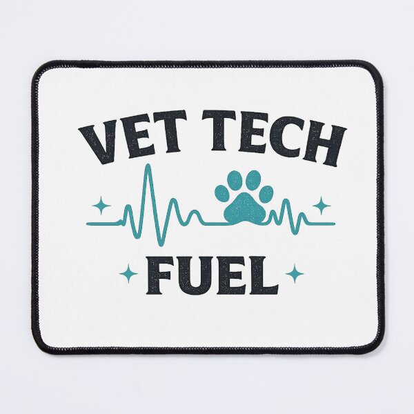 Item preview, Vet Tech Fuel Heartbeat Paw Graphic – Veterinary Technician Animal Care Design designed and sold by TTM Inspirational.