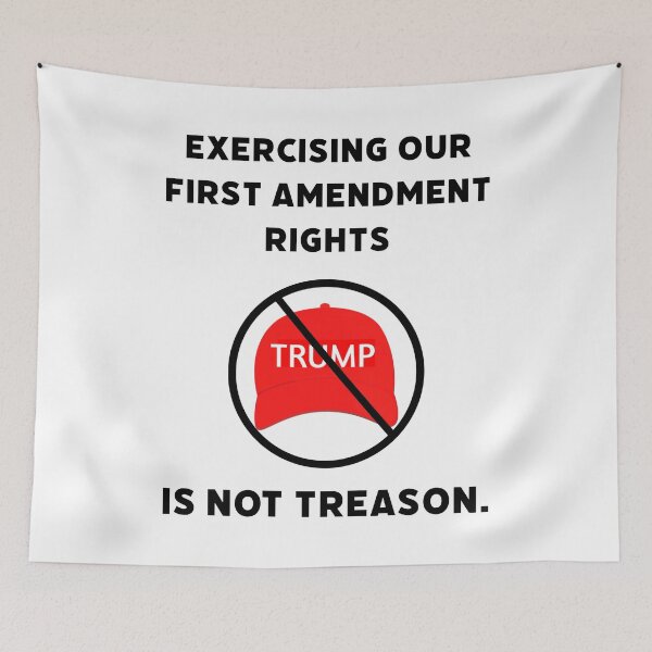 Item preview, Exercising our first amendment rights is not treason. designed and sold by Rachel the Artist .