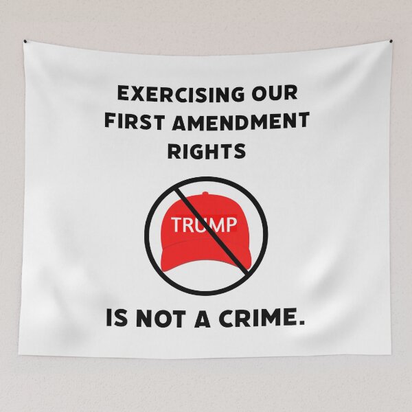 Item preview, Exercising our first amendment rights is not a crime. designed and sold by Rachel the Artist .