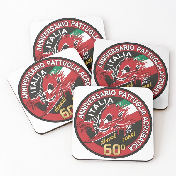 Item preview, 60th Anniversary Diavoli Rossi Italian Aerobatic Team Emblem designed and sold by CharlieDesings.