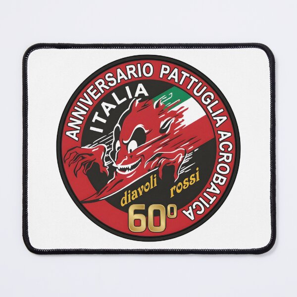 Item preview, 60th Anniversary Diavoli Rossi Italian Aerobatic Team Emblem designed and sold by CharlieDesings.