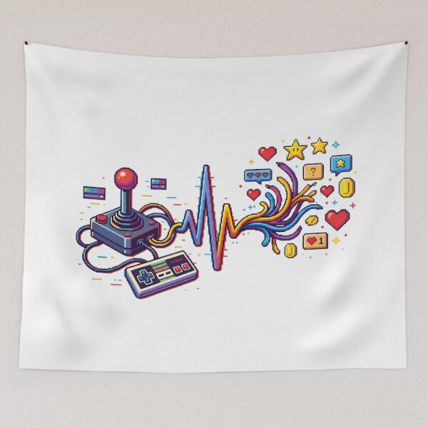 Item preview, Video Games (The Connection - Gamer Heart) designed and sold by MAR10FRANC0.