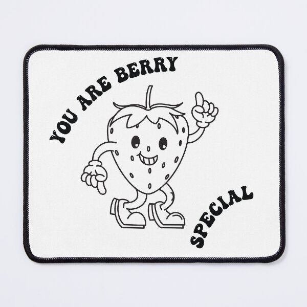 Item preview, You Are Berry Special – Cute Strawberry Pun Cartoon | Kawaii Fruit Illustration | Sweet Positive Gift designed and sold by Pao's Mind.