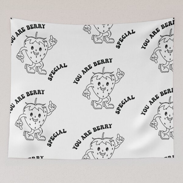 Item preview, You Are Berry Special – Cute Strawberry Pun Cartoon | Kawaii Fruit Illustration | Sweet Positive Gift designed and sold by Pao's Mind.