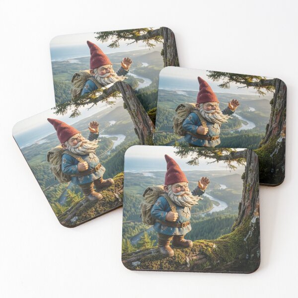 Item preview, Gnome Climbs Sequoia designed and sold by Tridentulus.