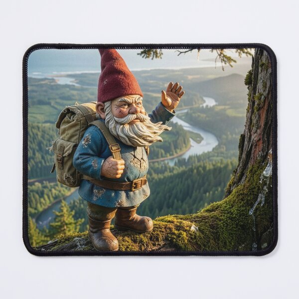 Item preview, Gnome Climbs Sequoia designed and sold by Tridentulus.