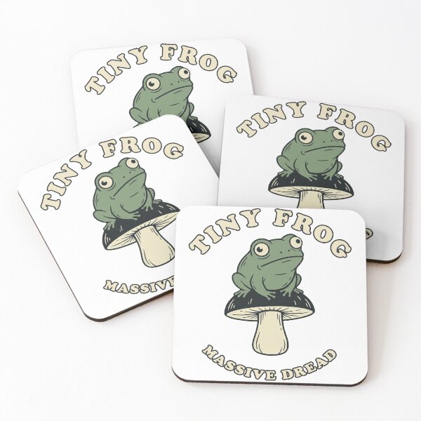 Item preview, Tiny Frog Massive Dread Funny Anxiety Meme Frog designed and sold by Akio Saiko.