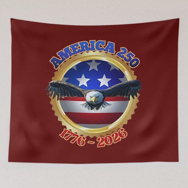 Item preview, America 250 Attack Eagle designed and sold by Tripp Art Studio.